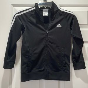 2 Adidas zip up jacket. Size 7 boys